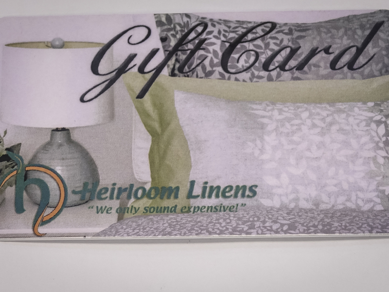 Heirloom Linens Gift Card