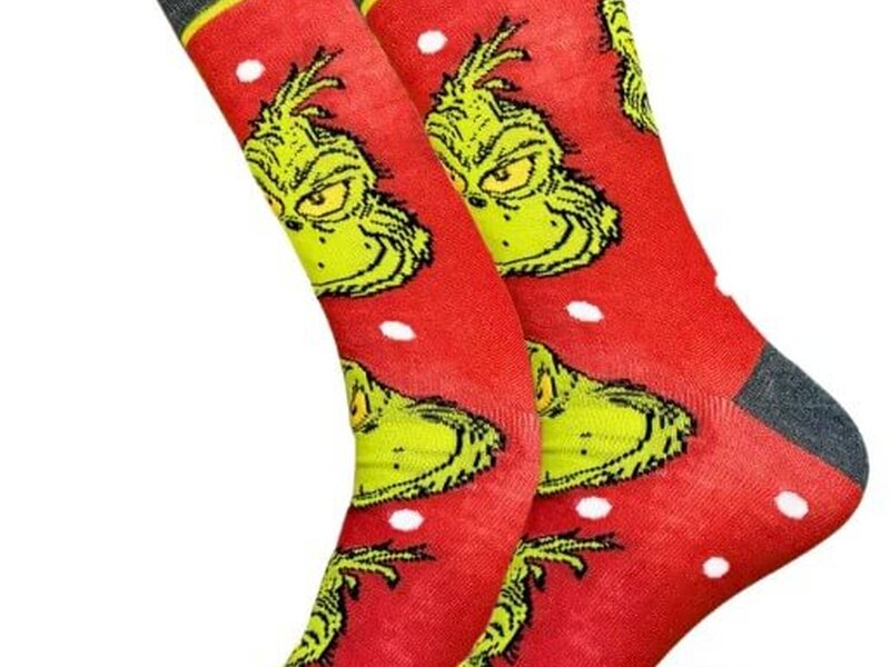 Sock Bros Men's<br>Grinch Christmas Socks