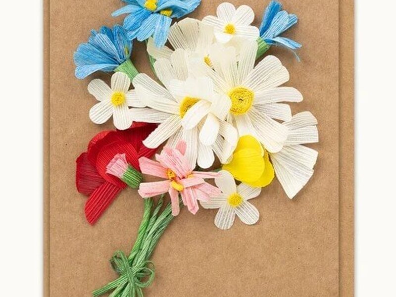 Wildflower Bouquet Handmade Card
