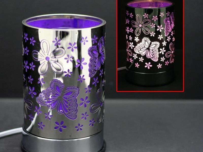 Purple Butterfly Touch Lamps