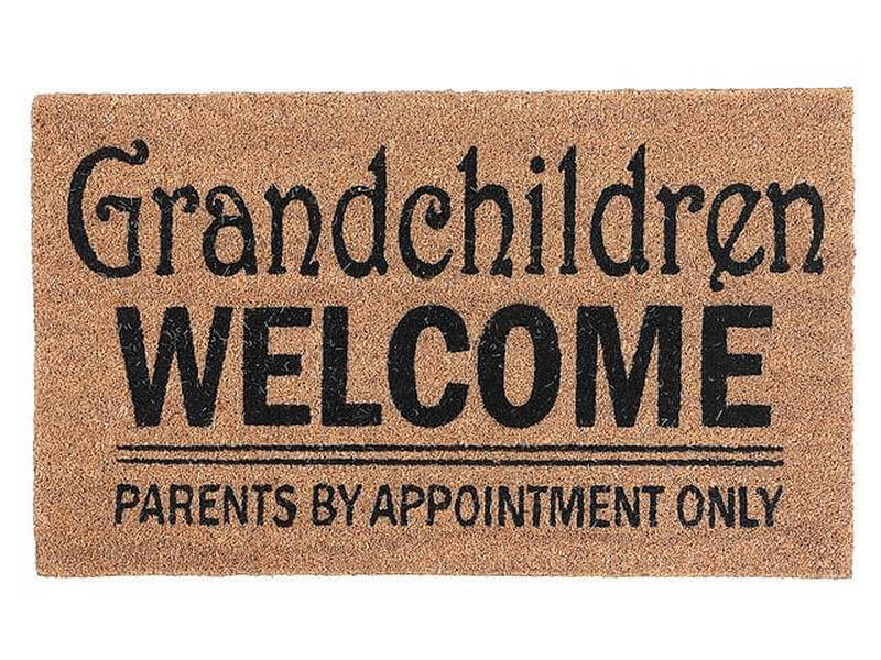 Grandchildren Welcome Coir Door Mat