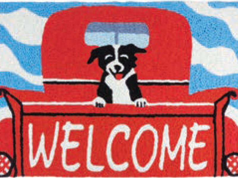 Jelly Bean Rugs<br>Welcome Pup