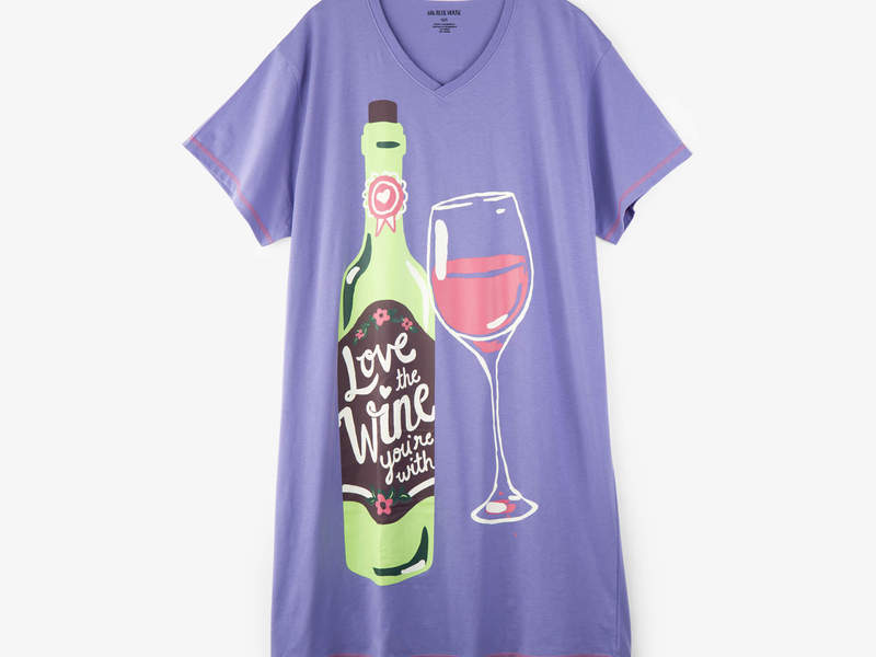Sleep Shirts<br>Love Wine