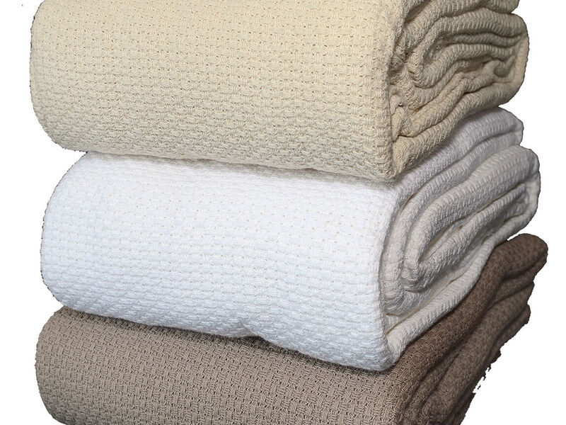 Mackenzie Blankets by St Pierre • Heirloom Linens • Canadian Bedding in