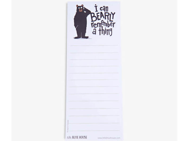 Magnetic Lists <br> Bearly Remember