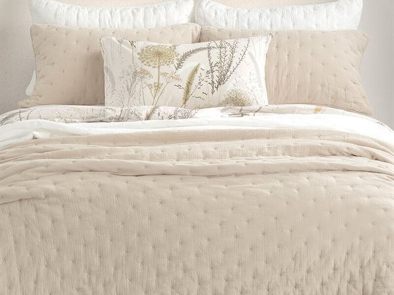Mousseline Natural Quilt by Brunelli