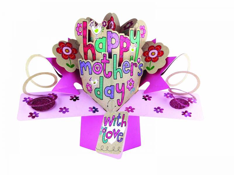 Pop Up Cards<br>Mother's Day Flowers