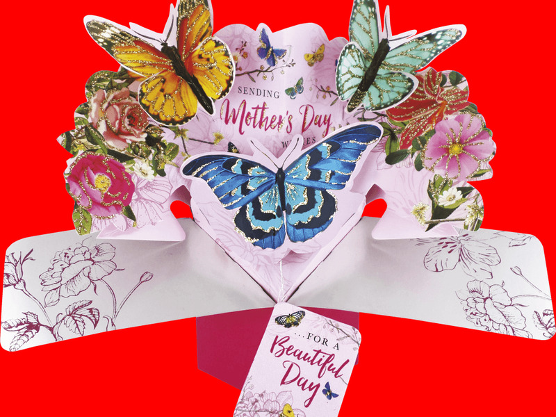 Pop Up Cards<br>Mother's Day Butterflies