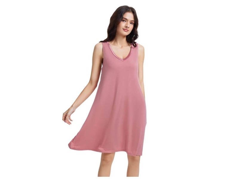 Bamboo Nightdress- Rose