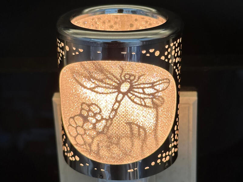Dragonfly Silver Shadow<br>Night Light