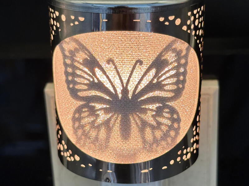 Butterfly Silver Shadow<br>Night Light