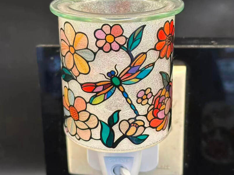 Dragonfly Frosted Glass<br>Night Light