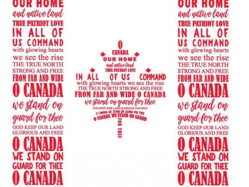  O Canada - Luncheon Napkins