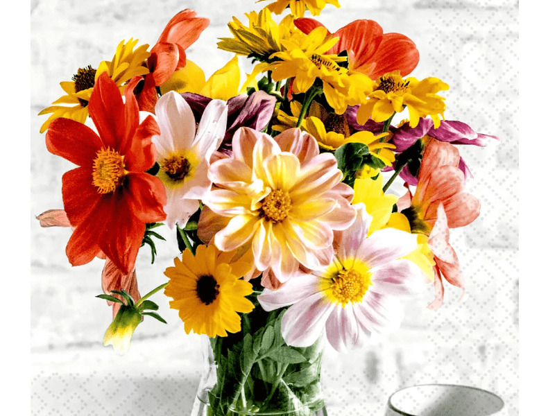 Bunch of Flowers - Luncheon Napkins