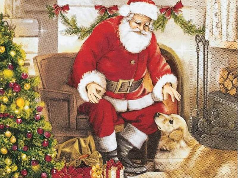 Welcome Father Xmas Napkins