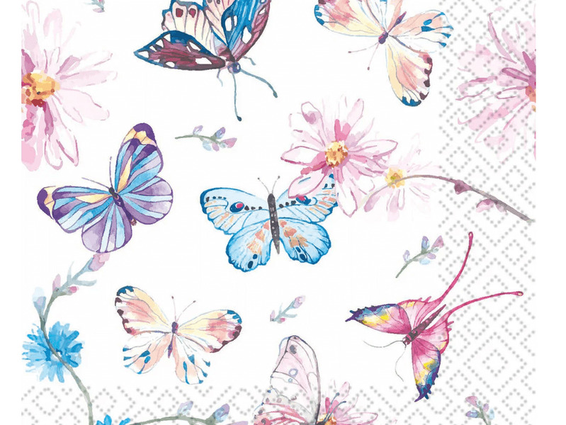 Butterflies - Luncheon Napkins