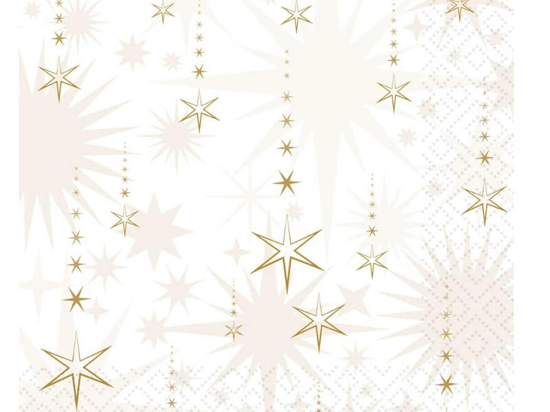 Gold Sprinkle Rain - Luncheon Napkin