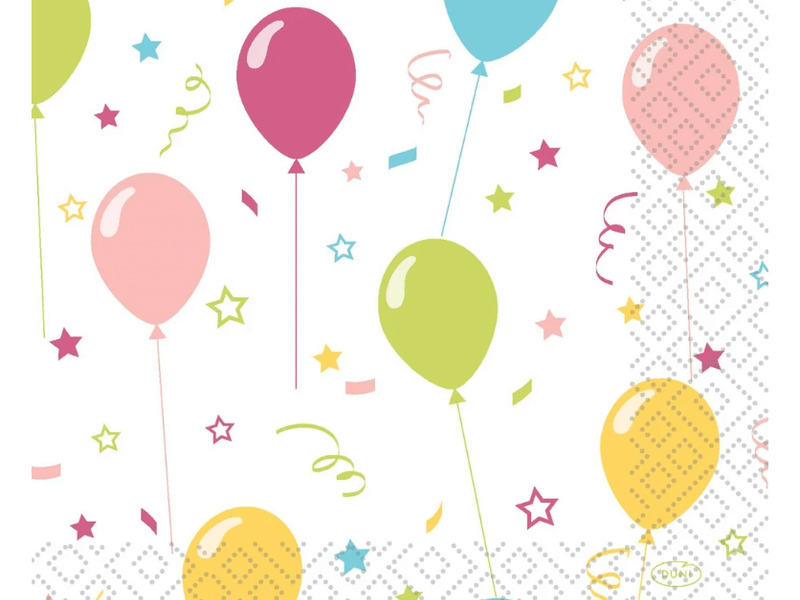 Balloon Fun - Duni Luncheon Napkins