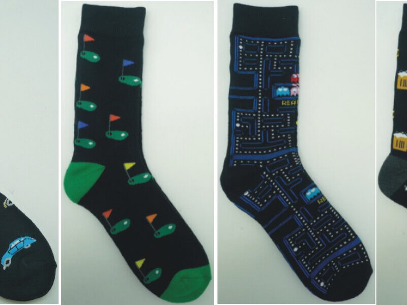 Heat Wave Patterned Socks