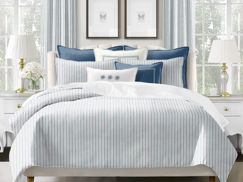 Pacific Stripe<br>Denim by 6ix Tailors