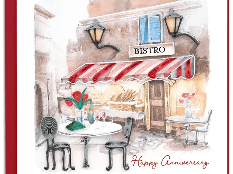 Happy Anniversary Quilling Card