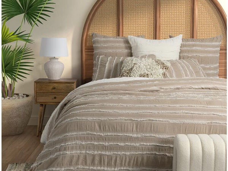 Relax Taupe Bedding by Brunelli