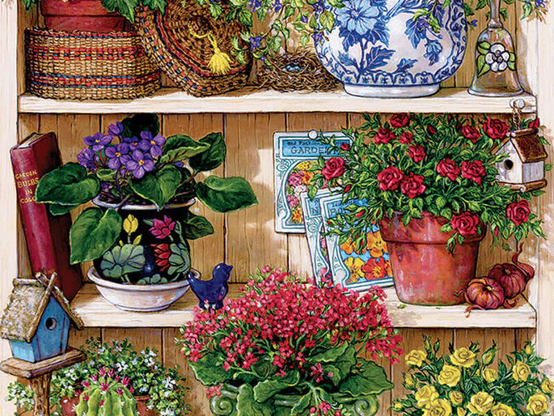 Cobble Hill Puzzles (500) Piece • Heirloom Linens • Canadian Bedding in