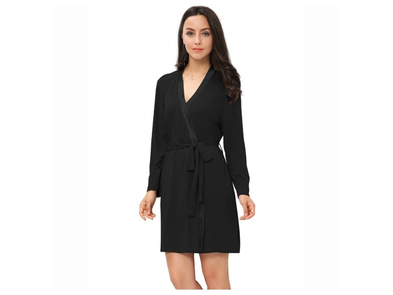 Bamboo Robe- Black