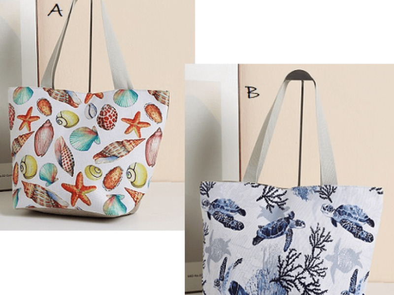 Ocean Canvas Beach Bags