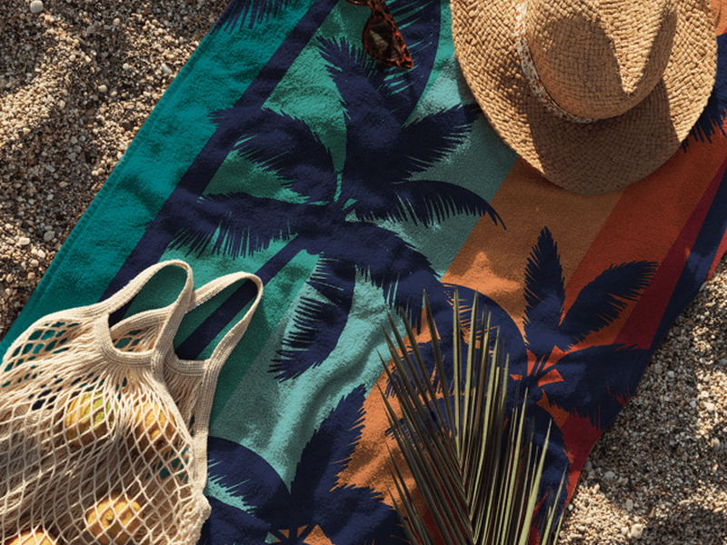 Cotton Jacquard Beach Towels