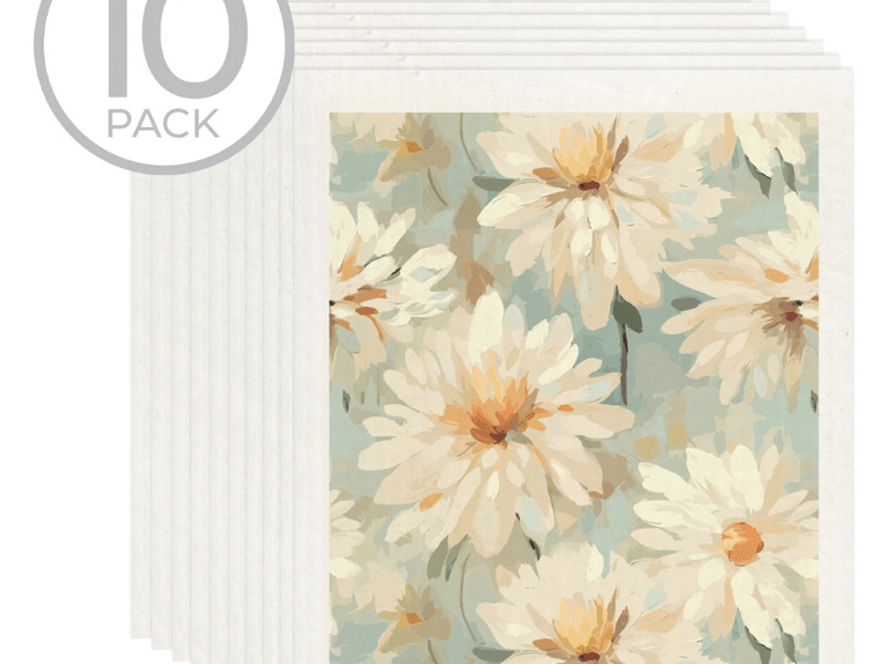 Watercolour Daisy Cloth