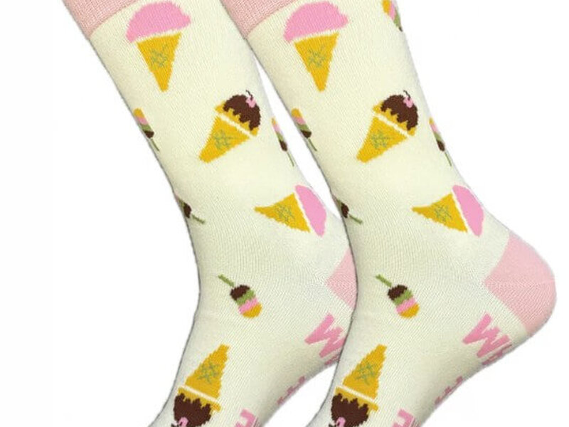 Sock Bros Women's<br>Pink Ice Cream