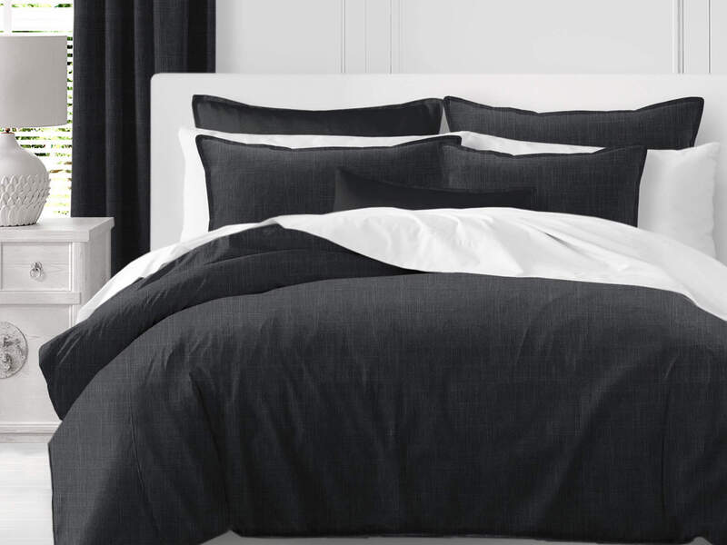 Austin Charcoal Bedding by 6ix Tailors