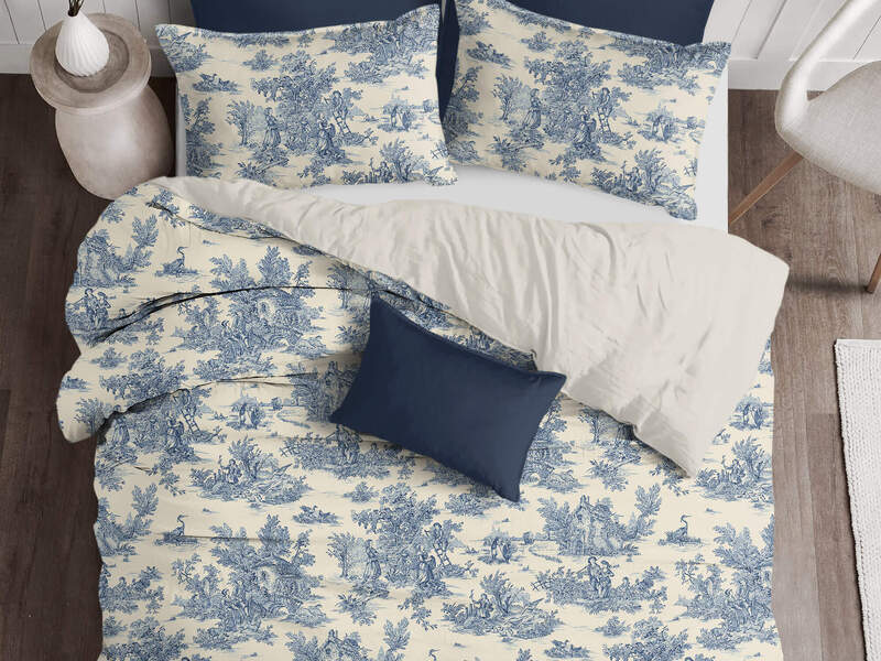Bouclair Blue Bedding by 6ix Tailors