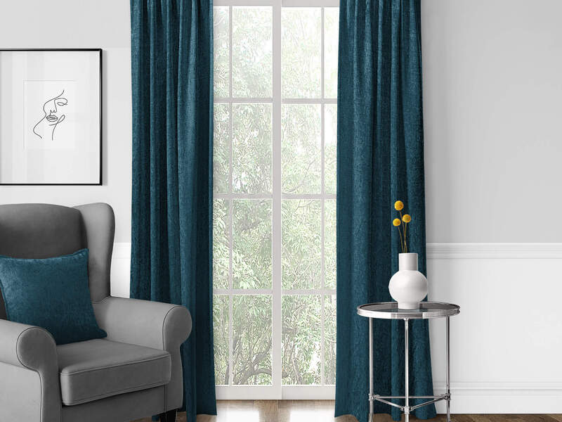 Juno Velvet Laguna Curtains