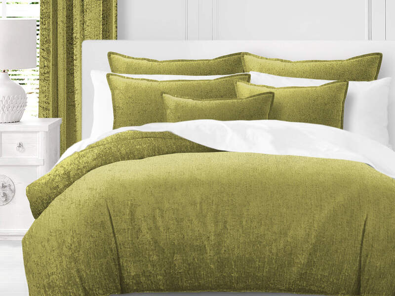 Juno Velvet Sulphur Bedding by 6ix Tailors