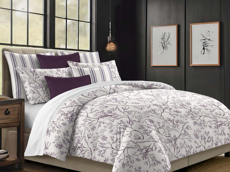 Tinsley Plum<br>Bedding by 6ix Tailors