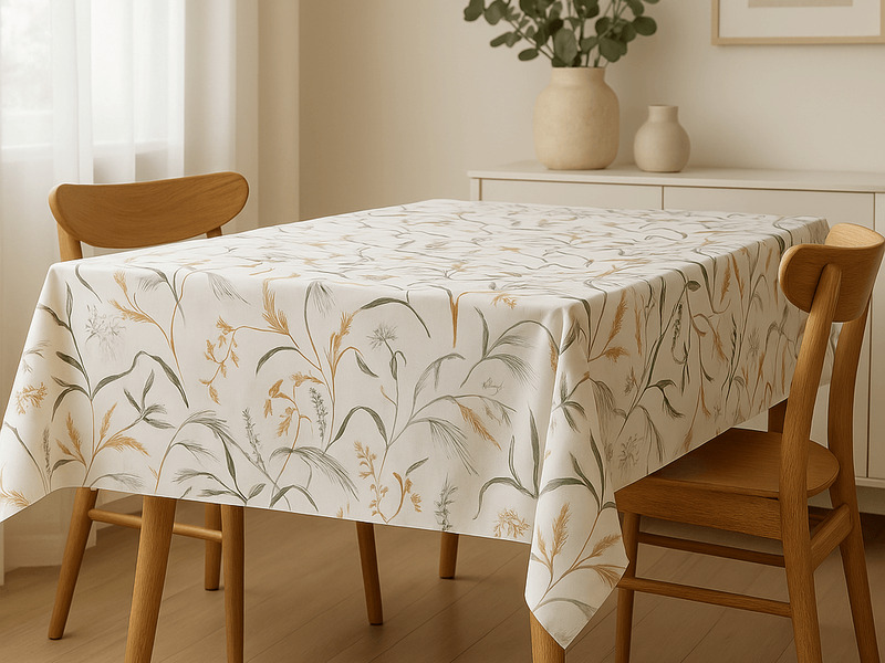 Wheat Field Premium Vinyl Tablecloth