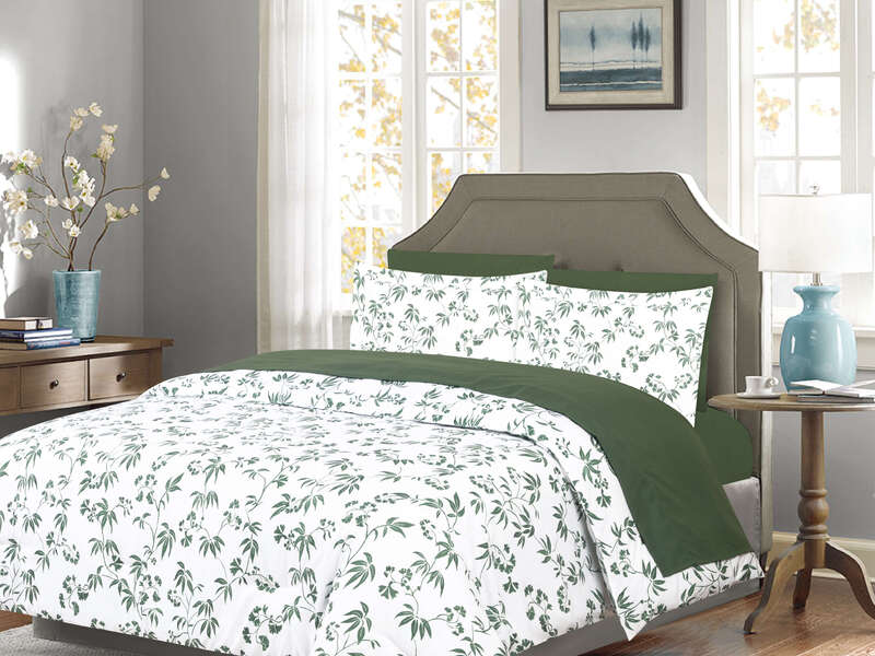 Emerald Floral Bed in a Bag