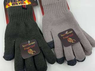 Ladies Heat Waves Touchscreen Gloves