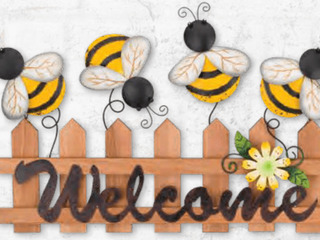 Bee Happy Wall Decor