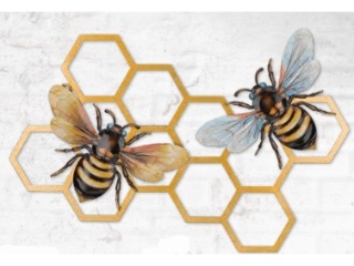 Bee Honeycomb Wall Decor