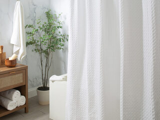 Waffle Shower Curtain