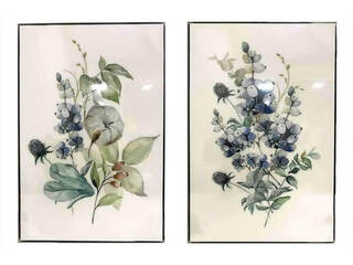 Blue Botanical Prints