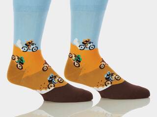 Mountain Bikers Yo Sox 