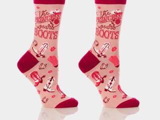 The Princess Wears Boots Yo Sox 