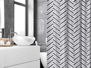 Chevron Shower Curtain