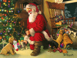 Cobble Hill Puzzles <br> Santa's Lucky Stocking (350)