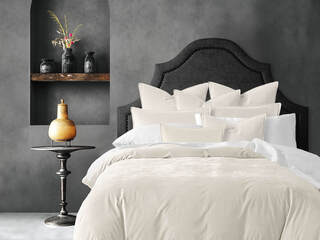 Cascade Velvet Ivory<br>Bedding by 6ix Tailors