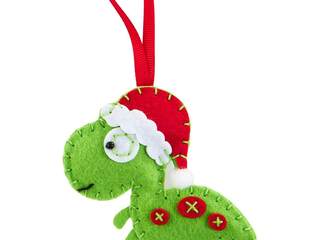 DIY Felt Ornament Kit<br>Christmas Dinosaur